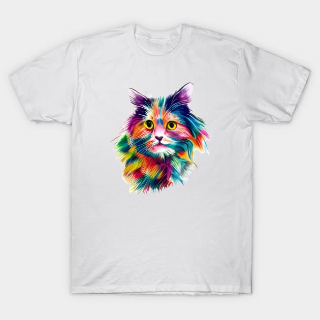 The Motley Cat T-Shirt by Lolebomb